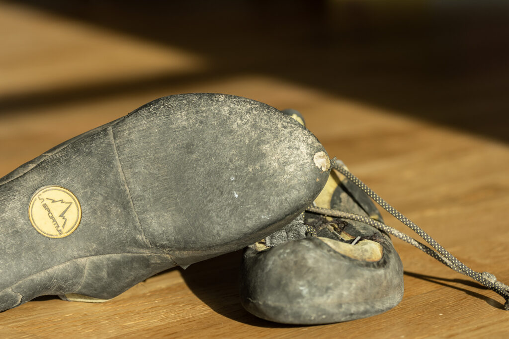Where to Get Worn-Through Climbing Shoes Repaired?